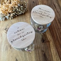 So Schön, Dass Wir Gleichzeitig Leben Vorratsglas | Freundin Geschenk Valentinstag Geburtstagsgeschenk Kleinigkeit Kollegin von Kuekenwald