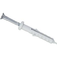 70204 Elektro-Sockelleistensystem Nageldübel Weiß 50St. von Kündahl-Weitzel