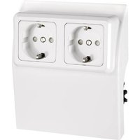 75583 Elektro-Sockelleistensystem Steckdosencontainer Weiß 1St. von Kündahl-Weitzel