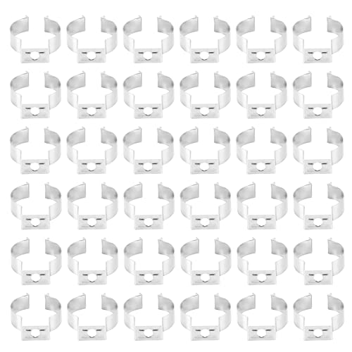 Kueohse 120Pcs T8 LED GlüHbirnen U Clips Halter LeuchtstoffröHrenlampenhalterung von Kueohse