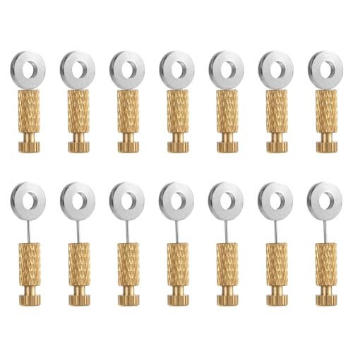 Kueohse 14 Stück Leder-Positionierungsnadeln, Ledernaht-Positionierungsnadel, Leder-Sicherungsstifte, Leathercraft-Positionierungsnadeln Kueohse 14 Stück Leder-Positionierungsnadeln, Ledernaht-Positionierungsnadel, Leder-Sicherungsstifte, Leathercraft-Positionierungsnadeln von Kueohse