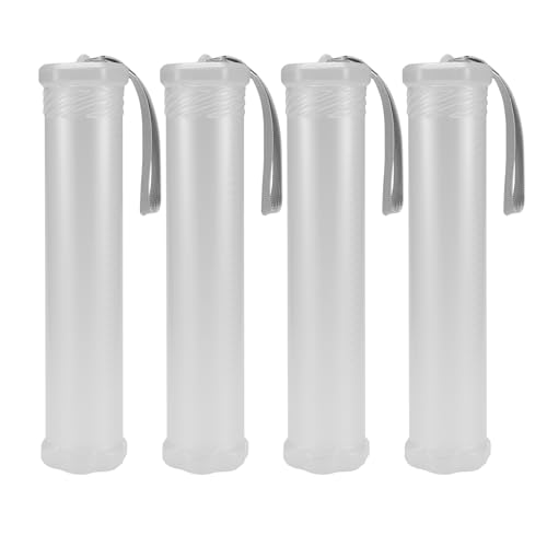 Kueohse 4er-Pack Ausziehbarer Kunststoff-Pinselhalter, Durchsichtiges Langes Pinselhalterrohr Kueohse 4er-Pack Ausziehbarer Kunststoff-Pinselhalter, Durchsichtiges Langes Pinselhalterrohr von Kueohse