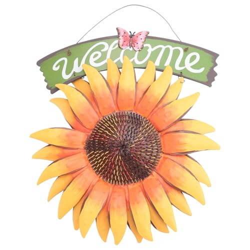 Kueohse Garten Willkommens Metall HäNgen Dekorative Sonnen AußErhalb Handbemalte BegrüßUngs Tafel für die HaustüR Kueohse Garten Willkommens Metall HäNgen Dekorative Sonnen AußErhalb Handbemalte BegrüßUngs Tafel für die HaustüR von Kueohse