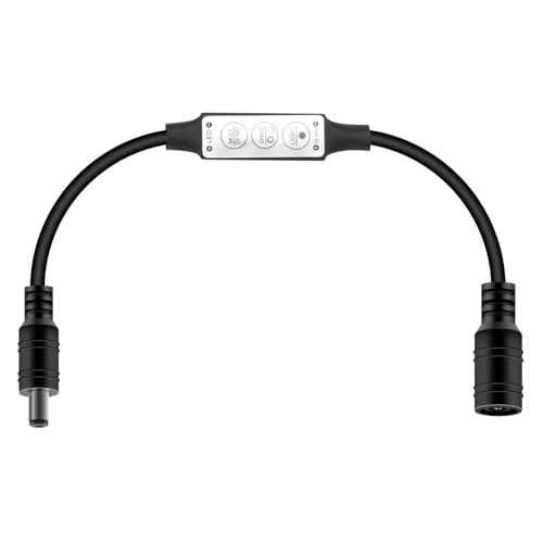 Kueohse Low-Profile Inline Controller Mini 3 Key Dimmer Für Led Strip Light Black Kueohse Low-Profile Inline Controller Mini 3 Key Dimmer Für Led Strip Light Black von Kueohse