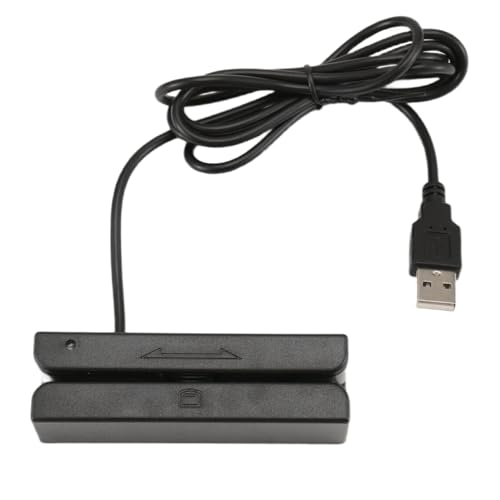 Kueohse MSR90 USB Magnetstreifen KartenlesegeräT Kartenleser Stripe 3 Tracks Mini Swiper für USB PC von Kueohse