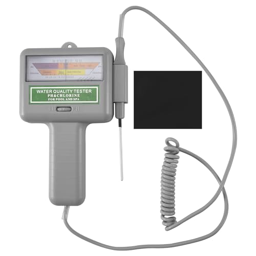 Kueohse Wasser PH Chlor Tester Schwimm Bad QualitäT Spa Level Meter Analyse Mess Monitor Detektor Check Test Kit von Kueohse