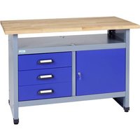 Küpper 12087 Werkbank ultramarinblau (B x H x T) 1200 x 840 x 600mm von Küpper