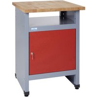 Küpper 12092 Beistelltisch mit 1 verschliebßbaren Tür rot (B x H x T) 600 x 840 x 600mm von Küpper