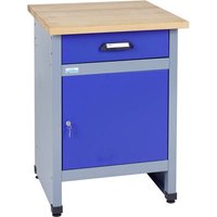 Küpper 12397 Beistelltisch mit 1 Tür und 1 Schublade ultramarinblau (B x H x T) 600 x 800 x 600mm von Küpper