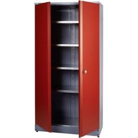 Küpper 70292 Werkzeug-Hochschrank (B x H x T) 91 x 180 x 45cm Rot, Silber von Küpper