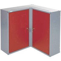 Küpper 70372 Werkzeug-Hängeschrank (B x H x T) 60 x 60 x 19cm Rot, Silber von Küpper