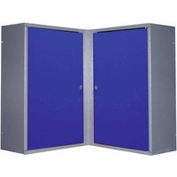 Küpper 70377 Eckhängeschrank 2 Türen ultramarinblau (L x B x H) 60 x 60 x 60cm von Küpper