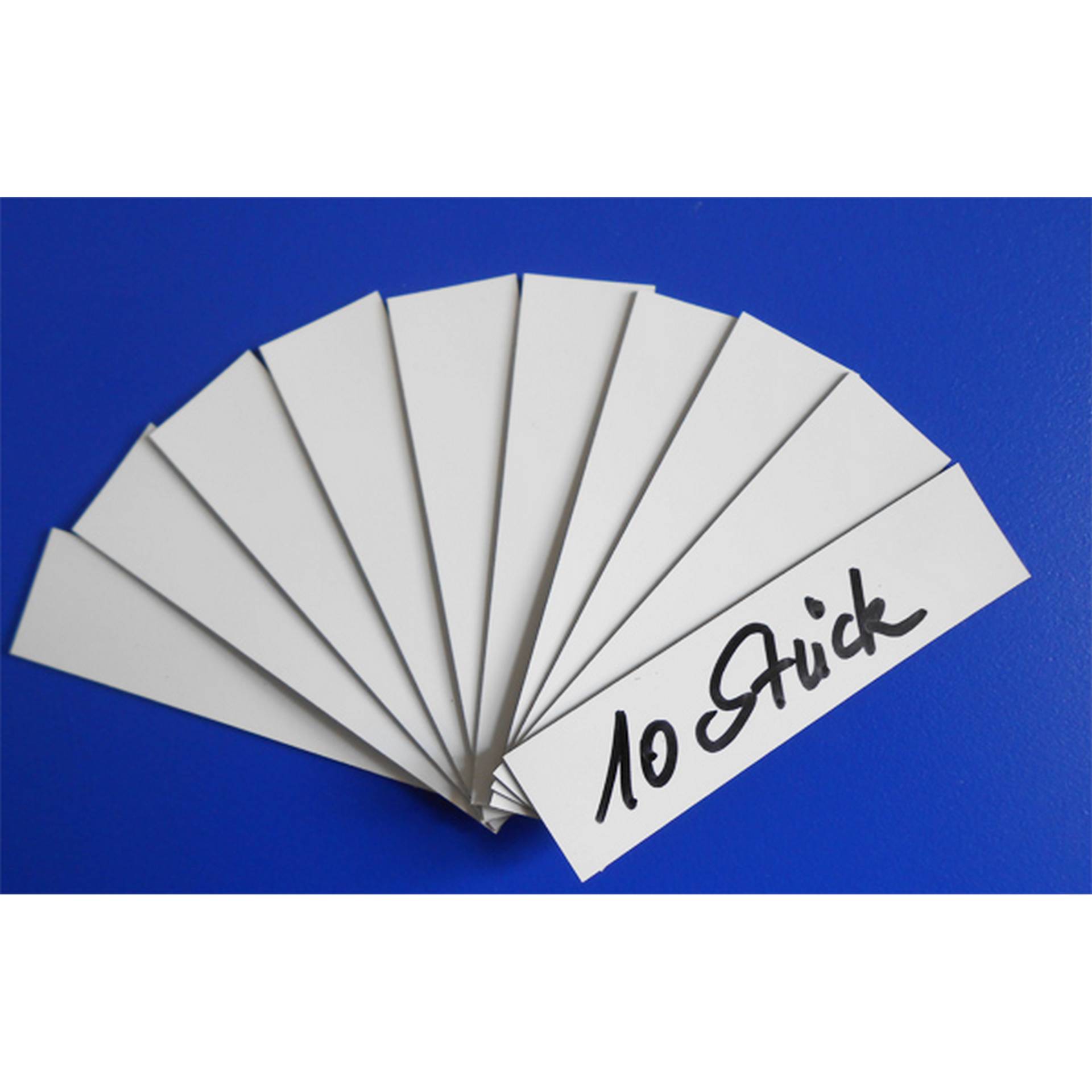 Küpper Beschriftbare Magnetschilder-Set 8 x 2 cm, 10 Stück Küpper Beschriftbare Magnetschilder-Set 8 x 2 cm, 10 Stück von Küpper