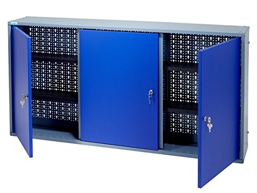 Küpper Hängeschrank 70097 ultramarinblau, 3 Türen, 4 Fachböden, 120x60x20 cm von Küpper