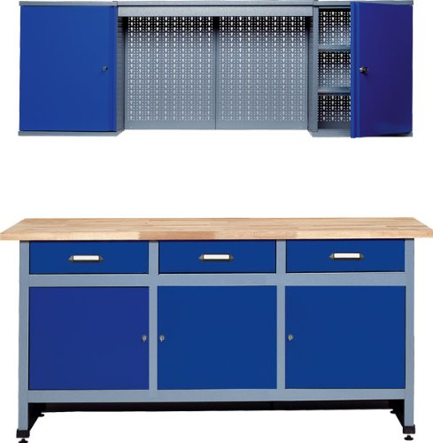 Küpper 70421–7 Werkstattmöbel-Set 170 cm, in Deutschland hergestellt, Farbe: ultramarin Küpper 70421–7 Werkstattmöbel-Set 170 cm, in Deutschland hergestellt, Farbe: ultramarin von Küpper