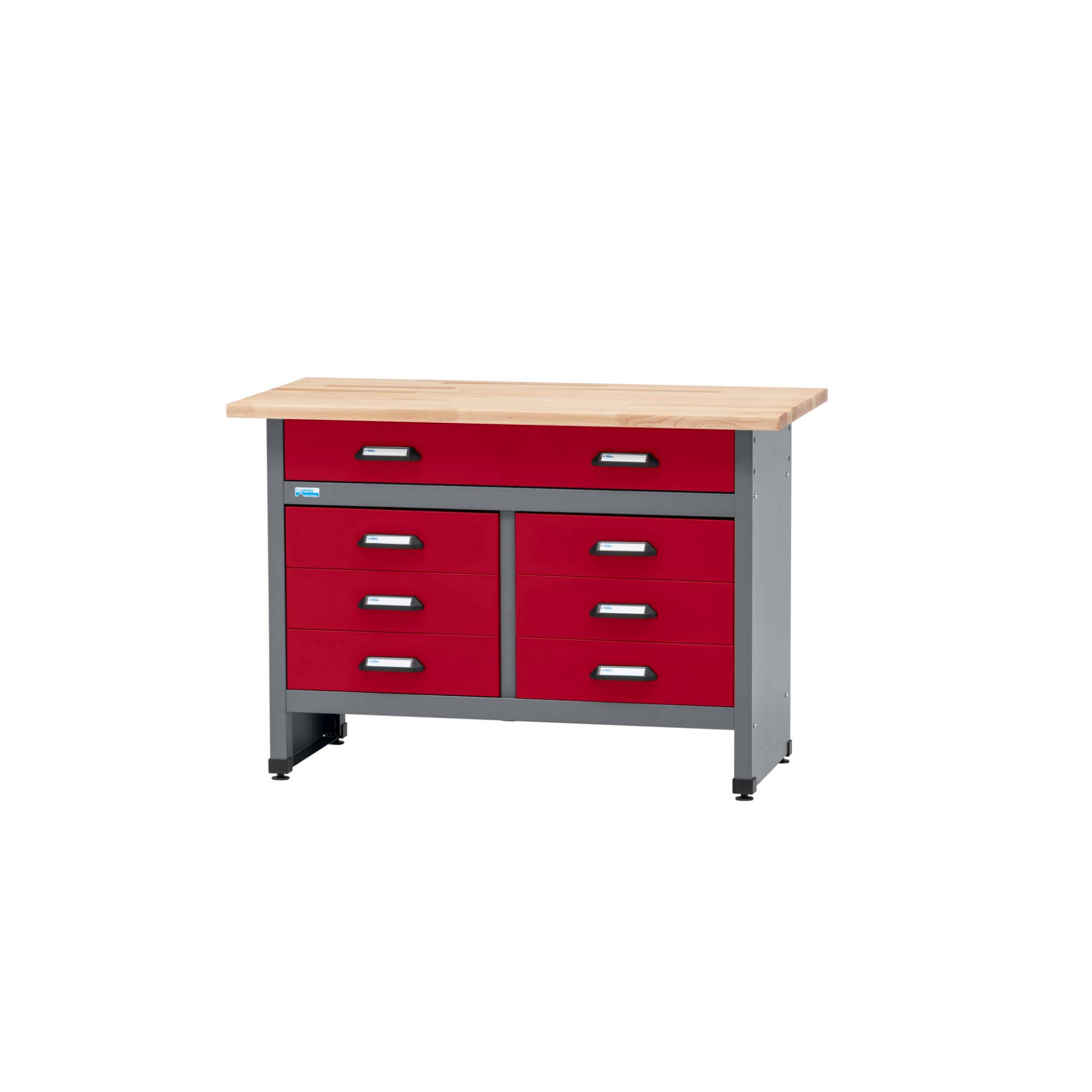 Küpper Werkbank mit 7 Schubladen dunkelrot 120 x 84 x 60 cm Küpper Werkbank mit 7 Schubladen dunkelrot 120 x 84 x 60 cm von Küpper