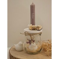 Dekoglas Mit Kerzenhalter Gefüllt Kleinem Vogel | Frühling Frühlingsdeko Frühlingsgruß Dekoglas Mit Kerzenhalter Gefüllt Kleinem Vogel | Frühling Frühlingsdeko Frühlingsgruß von KuestenGeschenke