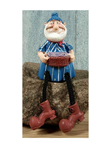 Deko Figur Kantenhocker Fischer maritim Seemann Sitzhöhe 6,5cm (DZ) von Küstenambiente