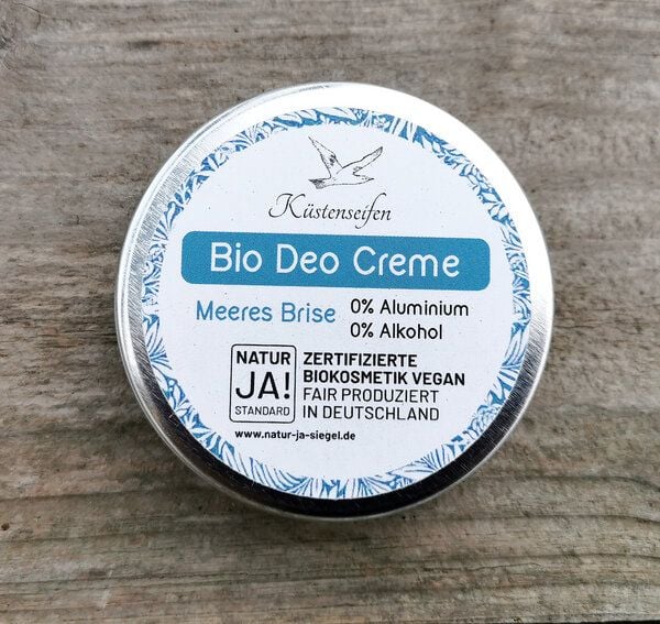 Küstenseifen Manufaktur Bio Deocreme "Meeres Brise" - Zertifizierte Biokosmetik, vegan Küstenseifen Manufaktur Bio Deocreme "Meeres Brise" - Zertifizierte Biokosmetik, vegan von Küstenseifen Manufaktur