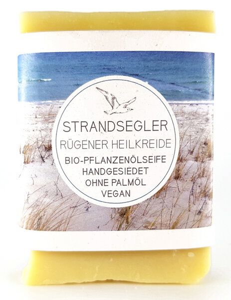 Küstenseifen Manufaktur Strandsegler Bio-Seife mit Rügener Heilkreide ohne Duftstoffe von Küstenseifen Manufaktur