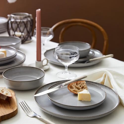 Kütahya Porselen Moderna Geschirrset 24-teilig für 6 Personen – Grau Porzellan Tafelservice | Spülmaschinenfest, Modernes Design für Alltag & Anlässe Kütahya Porselen Moderna Geschirrset 24-teilig für 6 Personen – Grau Porzellan Tafelservice | Spülmaschinenfest, Modernes Design für Alltag & Anlässe von Kütahya Porselen