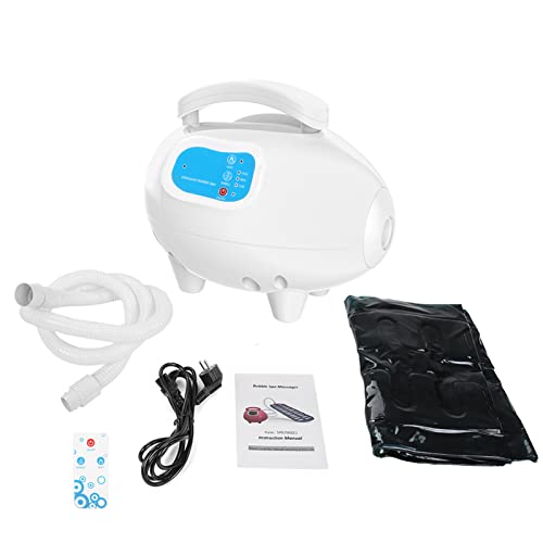 Salmue Badekurort Matte und Sprudelbad Maschinen, Ozon Luftblasen Badekurort Massager mit Sprudelmatte für Wanne Spa Massage, Spa tragbar Whirlpoolmatte Badewannen Sterilisations (Weiß) von Kufany