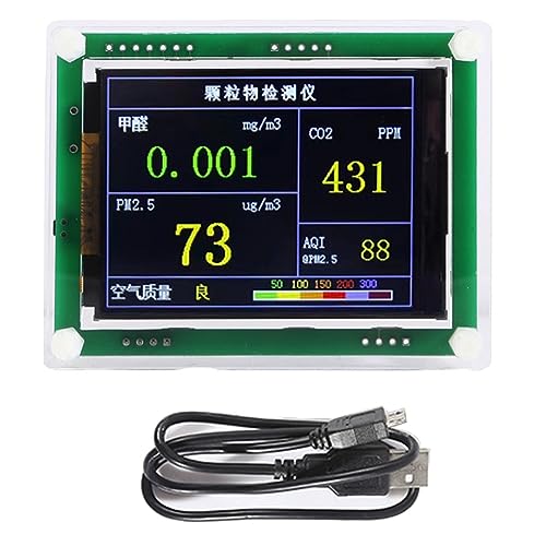 Kufughty 1 Set PM2.5 M5 Version Detektor Luftqualitätsüberwachung PM2.5 Staubnebel Messsensor TFT LCD Indoor Kufughty 1 Set PM2.5 M5 Version Detektor Luftqualitätsüberwachung PM2.5 Staubnebel Messsensor TFT LCD Indoor von Kufughty