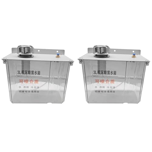 Kufughty 2 x 3L CNC Schmierung Wasserbox mit Filter Drehmaschine Fräsen Bohrer Graviermaschine Öltank Kufughty 2 x 3L CNC Schmierung Wasserbox mit Filter Drehmaschine Fräsen Bohrer Graviermaschine Öltank von Kufughty