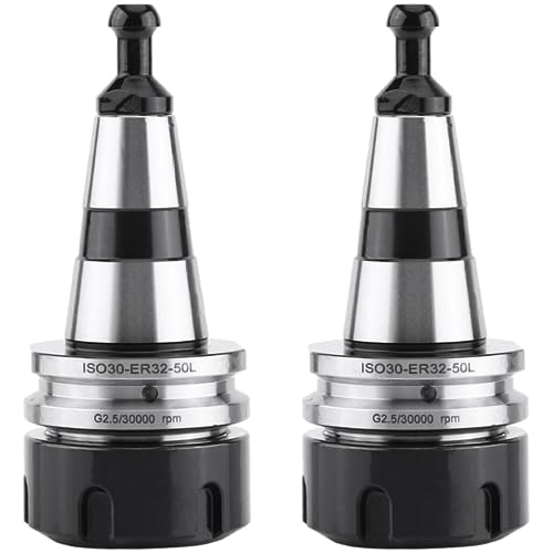 Kufughty 2 x Ausgleichsfutter ISO30 ER32 50L Balance Spannzange Drehmaschine Chuck G2.5 30000RPM CNC Werkzeughalter Edelstahl Kufughty 2 x Ausgleichsfutter ISO30 ER32 50L Balance Spannzange Drehmaschine Chuck G2.5 30000RPM CNC Werkzeughalter Edelstahl von Kufughty