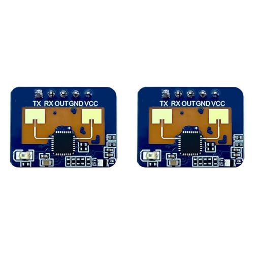 Kufughty 2X 24G mmWave LD2410C Radarsensor-Bewegungserkennungsmodul für Menschliche Anwesenheit Kufughty 2X 24G mmWave LD2410C Radarsensor-Bewegungserkennungsmodul für Menschliche Anwesenheit von Kufughty