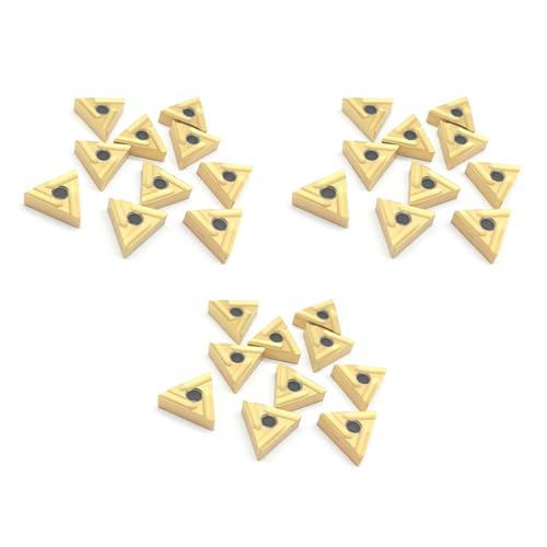 Kufughty 30 Stück TNMG160404 R UE6020 TNMG331R Externe Drehwerkzeuge TNMG 160404 Hartmetall-Einsatz Drehmaschine Cutter Werkzeug Dreheinsatz von Kufughty
