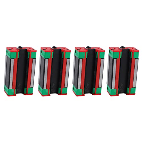 Kufughty 4 x Stahl HGH20CA Linearschienenführungsblock für CNC-Maschinenteile, Fertigungsausrüstung, 20 mm von Kufughty