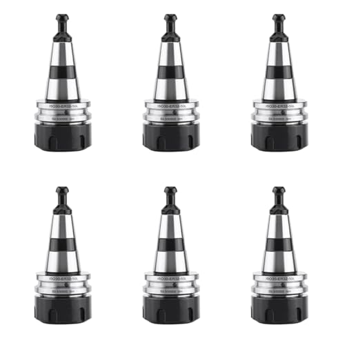 Kufughty 6 x Ausgleichsfutter ISO30 ER32 50L Balance Spannzange Drehmaschine Chuck G2.5 30000RPM CNC Werkzeughalter Edelstahl Kufughty 6 x Ausgleichsfutter ISO30 ER32 50L Balance Spannzange Drehmaschine Chuck G2.5 30000RPM CNC Werkzeughalter Edelstahl von Kufughty