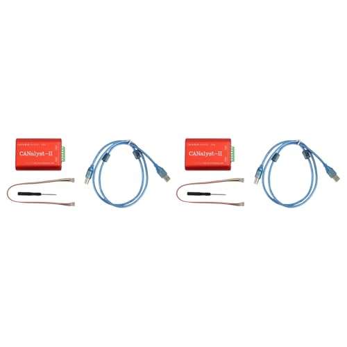 Kufughty Canalyst-II USB-zu-CAN-Analysator-CAN-Bus-Konverter-Adapter, kompatibel mit ZLG USB auf CAN, 2 Stück Kufughty Canalyst-II USB-zu-CAN-Analysator-CAN-Bus-Konverter-Adapter, kompatibel mit ZLG USB auf CAN, 2 Stück von Kufughty