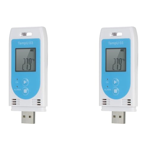 Kufughty TempU 03 USB-Datenlogger für Temperatur und Luftfeuchtigkeit, wiederverwendbar, RH Temp Datalogger Recorder Humiture Recording Meter Kufughty TempU 03 USB-Datenlogger für Temperatur und Luftfeuchtigkeit, wiederverwendbar, RH Temp Datalogger Recorder Humiture Recording Meter von Kufughty