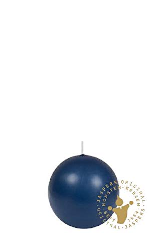 Kugelkerzen Delftblau 60 mm, 4 Stück, Premium Kerzen von Jaspers Kerzen von Kugelkerzen