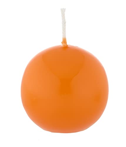 Kugelkerzen Orange 4 cm, 12 Stück von Kugelkerzen