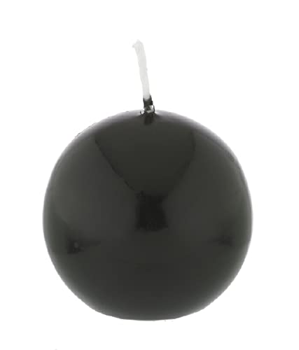Kugelkerzen Schwarz, Ø 80 mm, 6 Stück, dt. Kerzen in RAL Kerzenqualität, Kein rußen und Tropfen Kugelkerzen Schwarz, Ø 80 mm, 6 Stück, dt. Kerzen in RAL Kerzenqualität, Kein rußen und Tropfen von Kugelkerzen