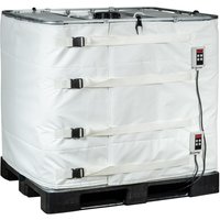 Kuhlmann IBC Container-Heizmanschette für Lebensmittel- und Pharmaindustrie, 1.000 l, 2 digitale Regler, 0-90ºC, 230 V, 2x 1.000 W, LxH 4.400 x 1.000 mm von Kuhlmann Electro Heat