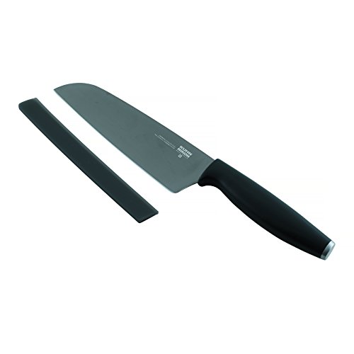 KUHN RIKON 26583 COLORI Titanium graphit Santokumesser Kochmesser Küchenmesser, Kunststoff von KUHN RIKON