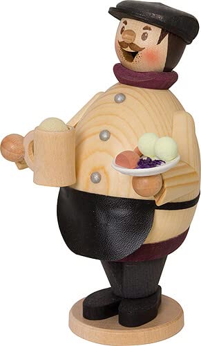 Drechslerei Kuhnert - Rauchmann/Räucherfigur aus Holz - Max als Wirt - 16cm Höhe - Made in Germany Drechslerei Kuhnert - Rauchmann/Räucherfigur aus Holz - Max als Wirt - 16cm Höhe - Made in Germany von Kuhnert
