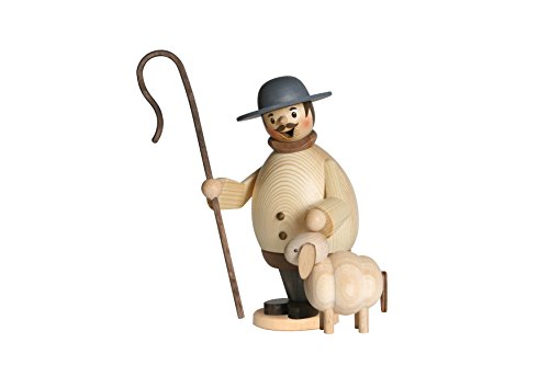 Drechslerei Kuhnert - Rauchmann/Räucherfigur aus Holz - Max als Schäfer - 16cm Höhe - Made in Germany Drechslerei Kuhnert - Rauchmann/Räucherfigur aus Holz - Max als Schäfer - 16cm Höhe - Made in Germany von Kuhnert