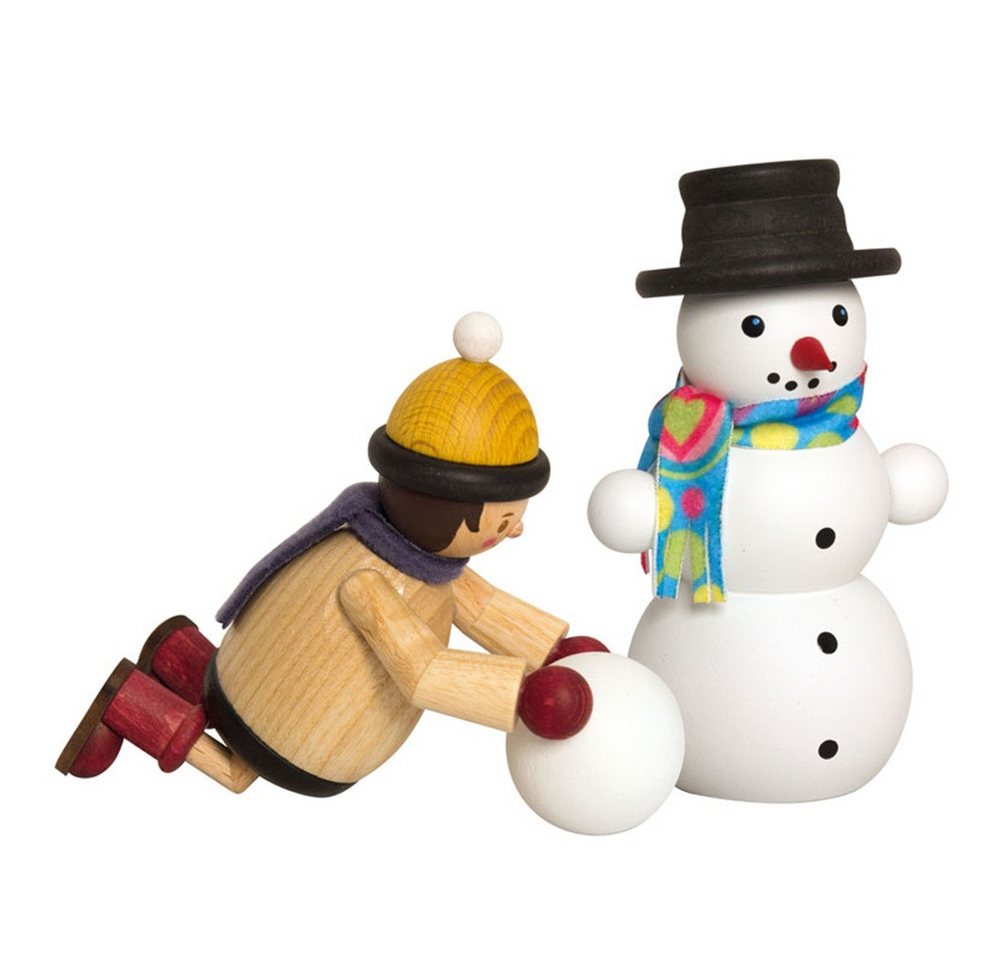 Kuhnert Dekofigur Mäxchen mit Schneekugel - ca. 12cm, hölzerne Dekoration mit winterlichem Motiv - Made in Germany Kuhnert Dekofigur Mäxchen mit Schneekugel - ca. 12cm, hölzerne Dekoration mit winterlichem Motiv - Made in Germany von Kuhnert