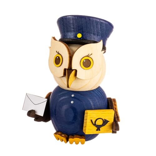 Kuhnert - Dekoration/Holzfigur - Mini Eule Postbote - ca. 7cm - Made in Germany Kuhnert - Dekoration/Holzfigur - Mini Eule Postbote - ca. 7cm - Made in Germany von Kuhnert