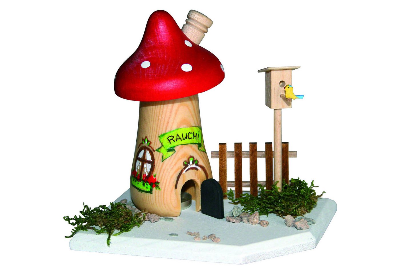 Kuhnert Räuchermännchen Bastelset Räucherpilz (12cm) von Drechslerei Kuhnert von Kuhnert