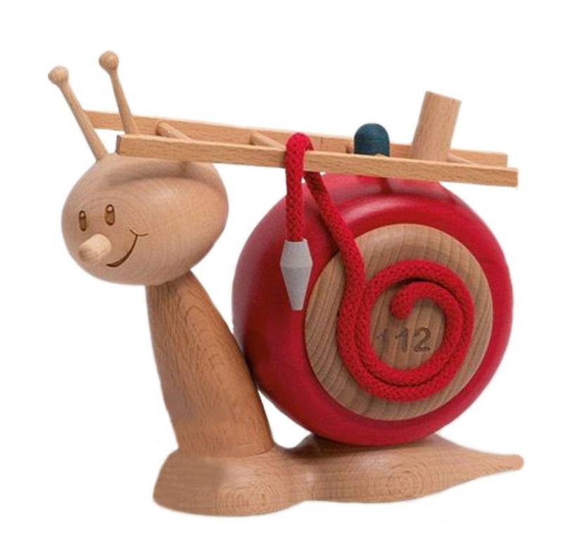 Kuhnert Räuchermännchen Räuchermann Feuerwehrschnecke, Echt Erzgebirge - Holzkunst mit Herz von Kuhnert