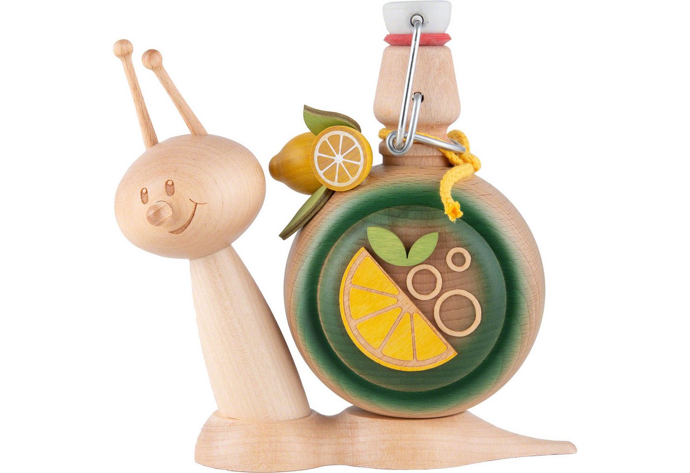 Kuhnert Räuchermännchen Räucherschnecke Sunny Brauseschnecke (16cm) von Drechslerei Kuhnert von Kuhnert