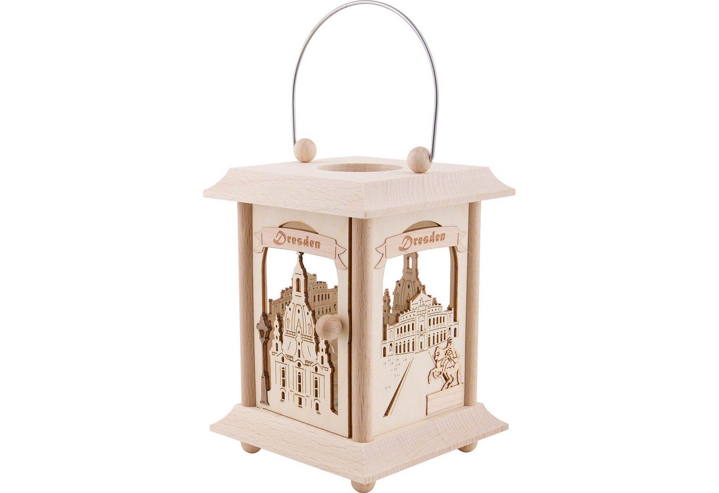 Kuhnert Schwibbogen Tischlaterne Dresden (22cm) von Drechslerei Kuhnert von Kuhnert