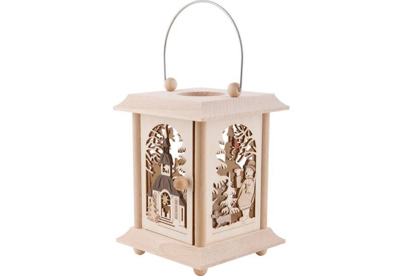 Kuhnert Schwibbogen Tischlaterne Seiffen (24cm) von Drechslerei Kuhnert von Kuhnert