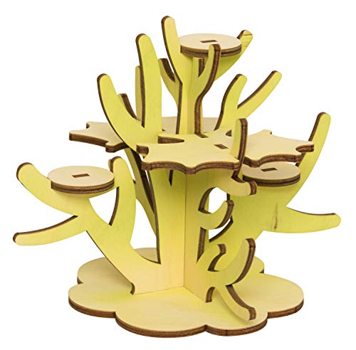 Kuhnert - Eulenbaum - Strauch zum Aufstellen - Sitzplatz für 7 Mini Eulen - Höhe: 16 cm - Made in Germany von Kuhnert